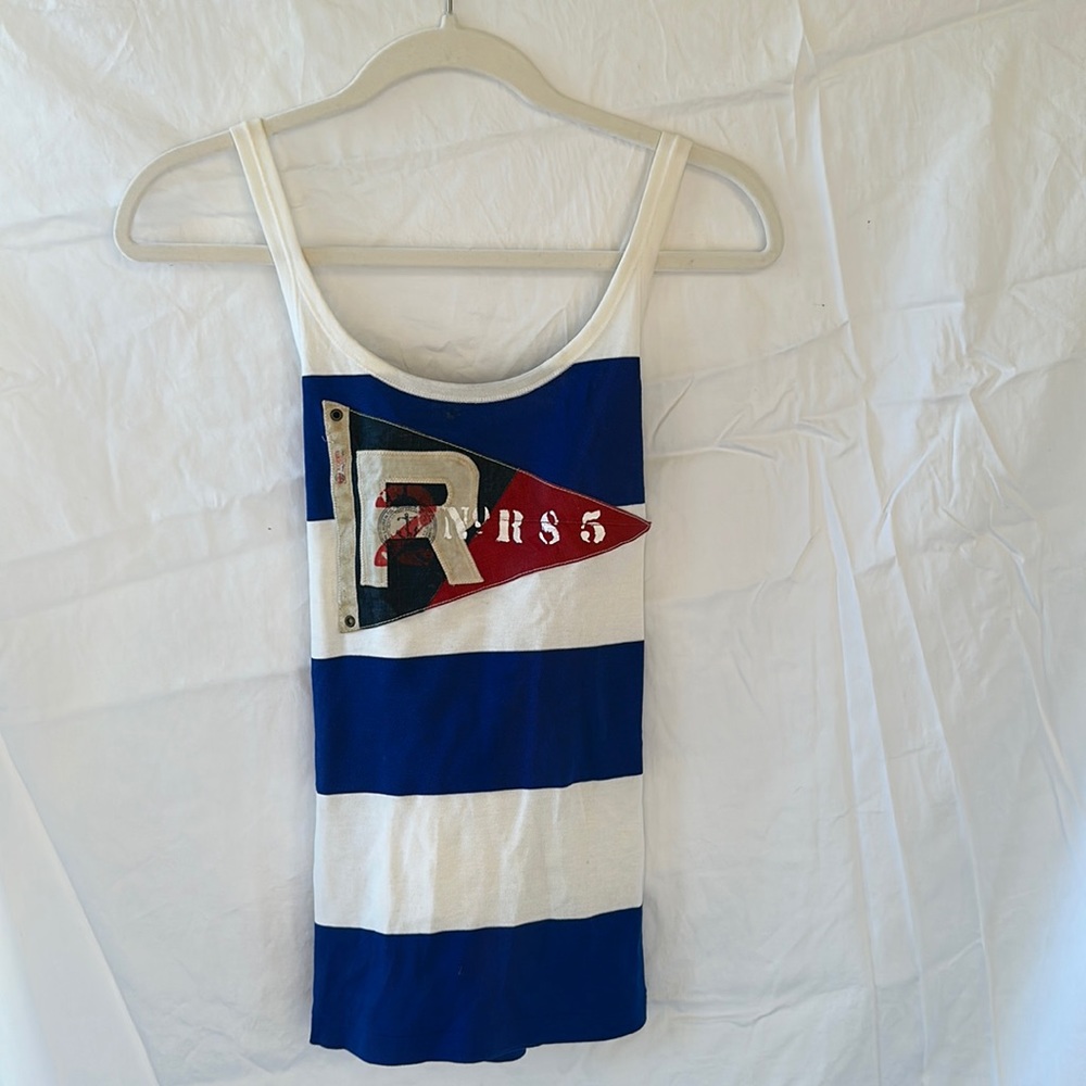 Vintage Ralph Lauren Sport Striped Halter Top